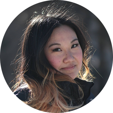 Emily Headshot (circular) Designer headshot