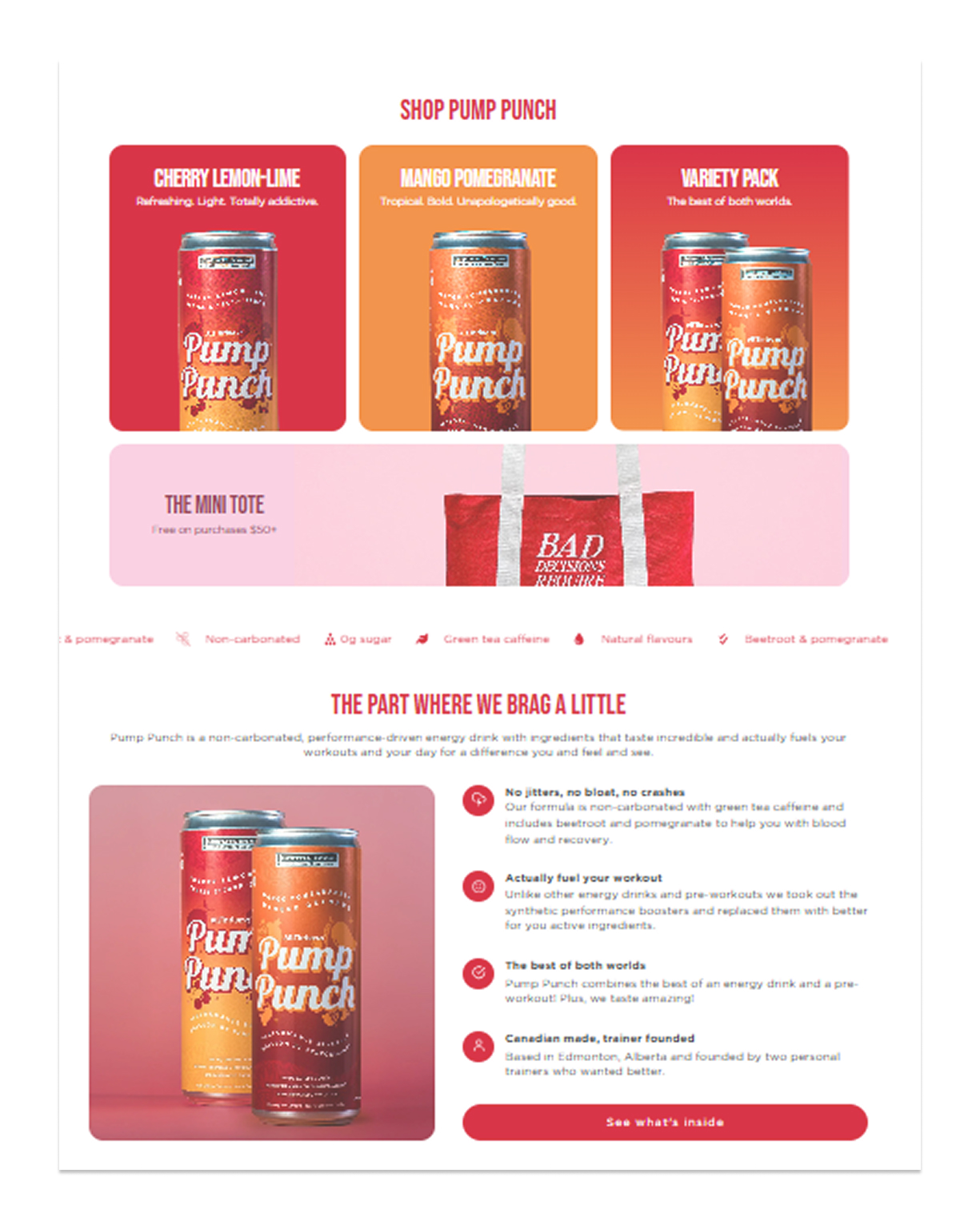 Philosophy Screenshot from the AllThrive Nutrition website